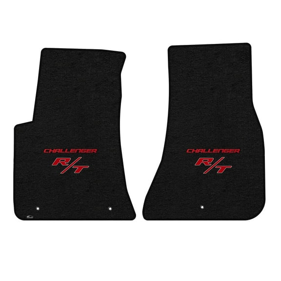 Lloyd Mats Custom Fit Floor Mats for Dodge Challenger RWD LogoMat 2011/ON 2PC Set Charcoal