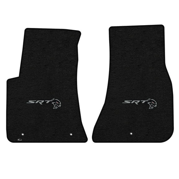 Lloyd Mats Custom Fit Floor Mats for Dodge Challenger RWD LogoMat 2019/ON 2PC Set Charcoal
