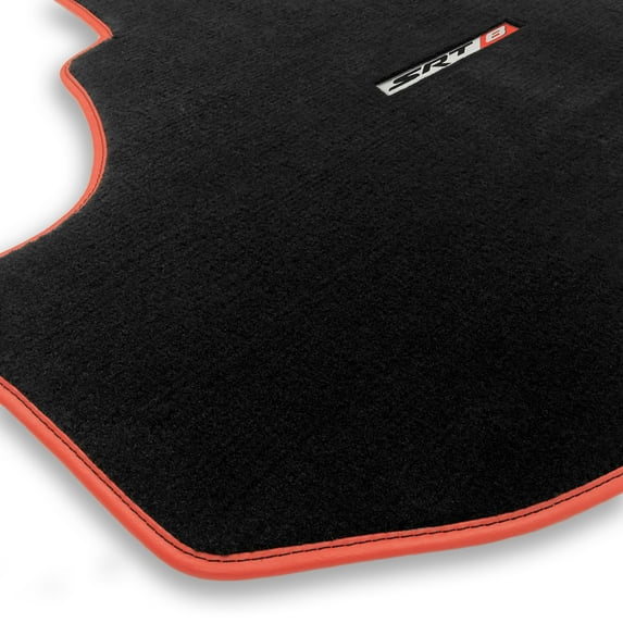Lloyd Mats LogoMat Custom-Fit Carpet Trunk Mat for 2013-2023 Dodge Charger w/o Subwoofer, Charcoal