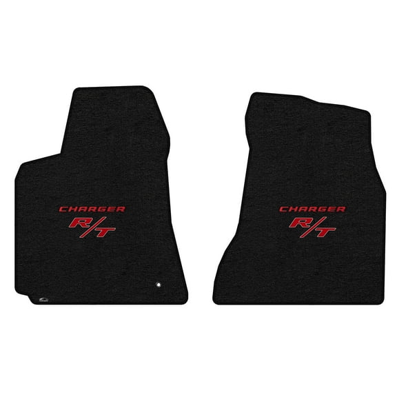 Lloyd Mats Custom Fit Floor Mats for Dodge Charger RWD 2006-2010 LogoMat 2Pc Set Charcoal