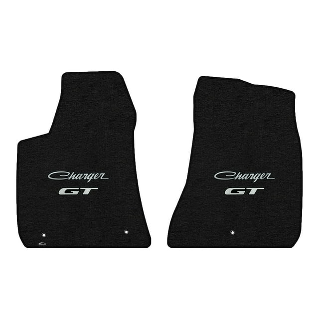 Lloyd Mats Custom Fit Floor Mats for Dodge Charger RWD 2018/ON LogoMat 2Pc Set Charcoal