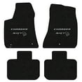 thumbnail image 1 of Lloyd Mats LogoMat Custom-Fit 4PC Carpet Floor Mats for 2021-2023 Dodge Charger RWD, Charcoal, 1 of 4