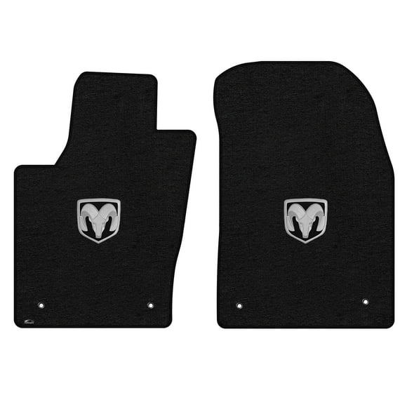 Lloyd Mats Custom Fit Floor Mats for Dodge Durango 2013-2015 LogoMat 2Pc Set Charcoal