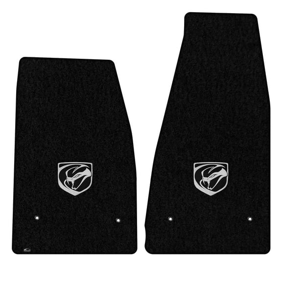 Lloyd Mats Custom Fit Floor Mats for Dodge Viper 2013-2017 LogoMat 2PC Set Black