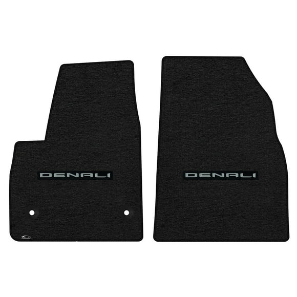 Lloyd Mats Custom Fit Floor Mats for GMC Acadia/Acadia Denali 2021-On LogoMat 2Pc Set Charcoal