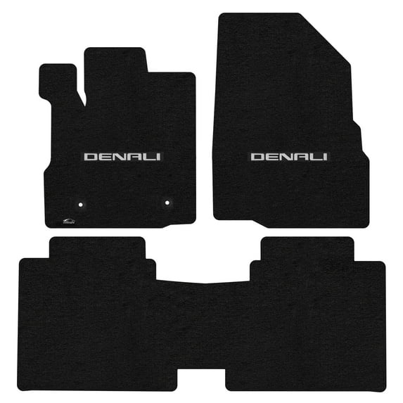 Lloyd Mats LogoMat Custom-Fit 3PC Carpet Floor Mats for 2013-2017 GMC Terrain, Charcoal