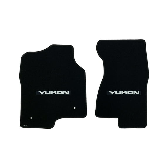 Lloyd Mats Custom Fit Floor Mats for GMC Yukon 2000-2006 LogoMat 2Pc Set Black