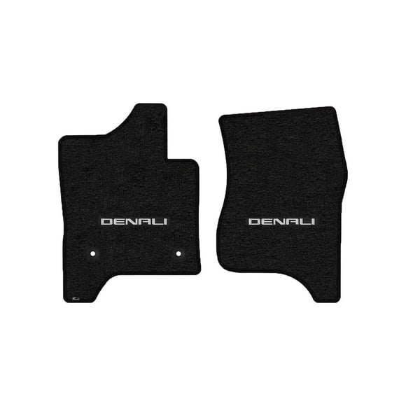 Lloyd Mats Custom Fit Floor Mats for GMC Yukon / Denali 2015-2020 LogoMat 2Pc Set Charcoal
