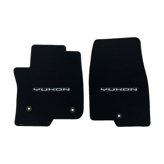 Lloyd Mats Custom Fit Floor Mats for GMC Yukon/Denali 2021-On LogoMat 2Pc Set Charcoal