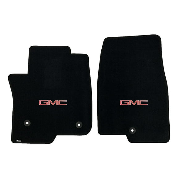 Lloyd Mats Custom Fit Floor Mats for GMC Yukon XL/Denali XL 2021-On LogoMat 2Pc Set Charcoal
