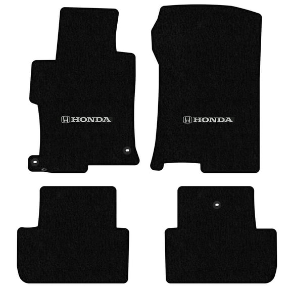 Lloyd Mats Custom Fit Floor Mats for Honda Accord LogoMats Coupe 2013-2017 4PC Set Black