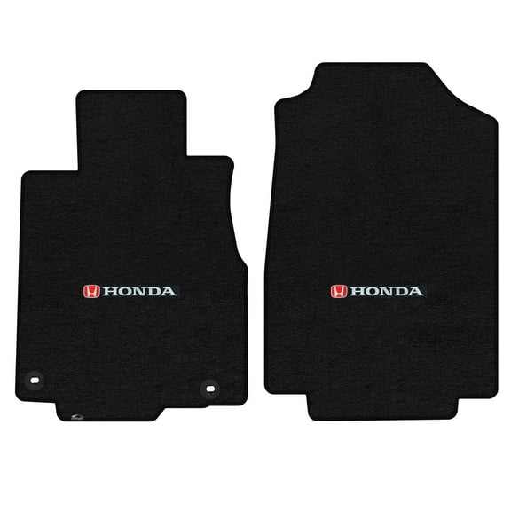 Lloyd Mats Custom Fit Floor Mats for Honda CRV 2012-2016 LogoMat 2Pc Set Black