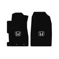 thumbnail image 1 of Lloyd Mats Custom Fit Floor Mats for Honda Civic 2 Door Coupe 2001-2005 LogoMat 2Pc Set Black, 1 of 4