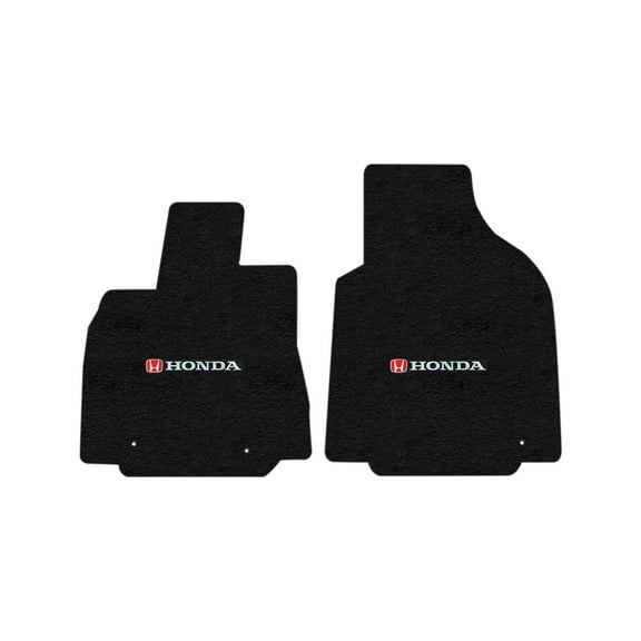 Lloyd Mats Custom Fit Floor Mats for Honda PILOT 2005-2008 LogoMat 2Pc Set Charcoal