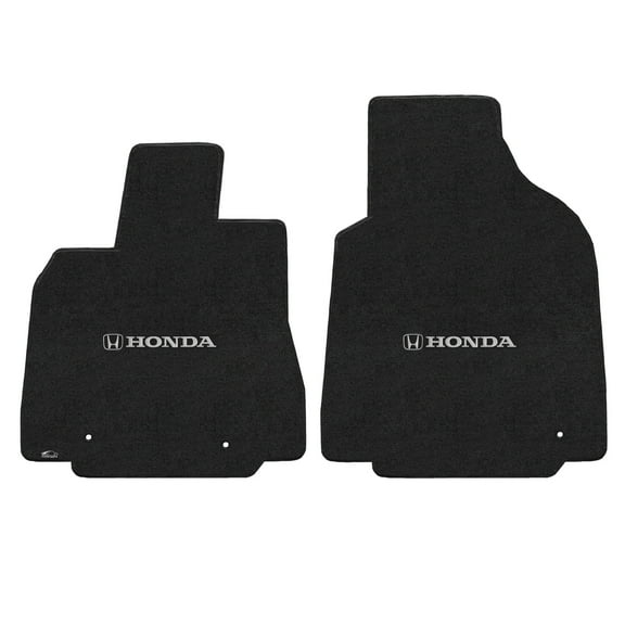 Lloyd Mats Custom Fit Floor Mats for Honda PILOT 2005-2008 LogoMat 2Pc Set Charcoal