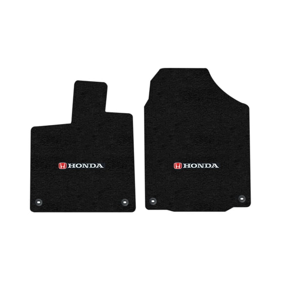 Lloyd Mats Custom Fit Floor Mats for Honda PILOT 2016-ON LogoMat 2Pc Set Charcoal