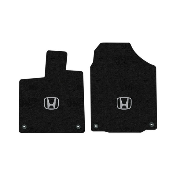 Lloyd Mats Custom Fit Floor Mats for Honda PILOT 2016-ON LogoMat 2Pc Set Charcoal