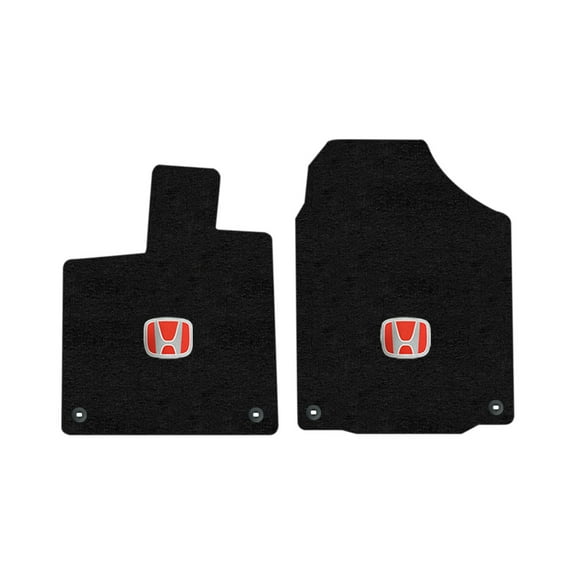 Lloyd Mats Custom Fit Floor Mats for Honda PILOT 2016-ON LogoMat 2Pc Set Charcoal