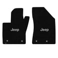 thumbnail image 1 of Lloyd Mats Custom Fit Floor Mats for Jeep Compass 2018 LogoMat 2Pc Set Black, 1 of 4