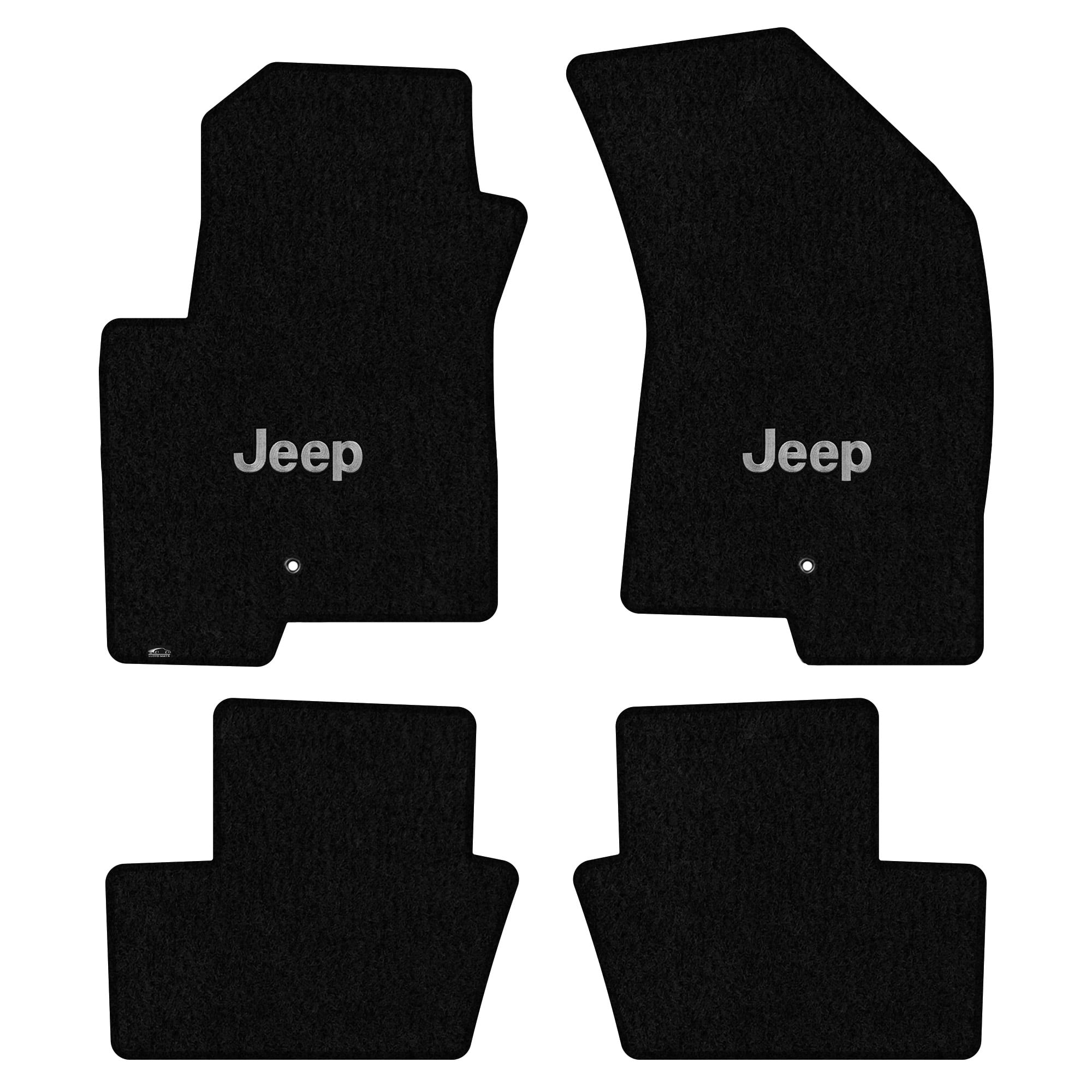 Lloyd Mats Custom Fit Floor Mats for Jeep Patriot 2011-2016 LogoMat 4Pc Set  Black