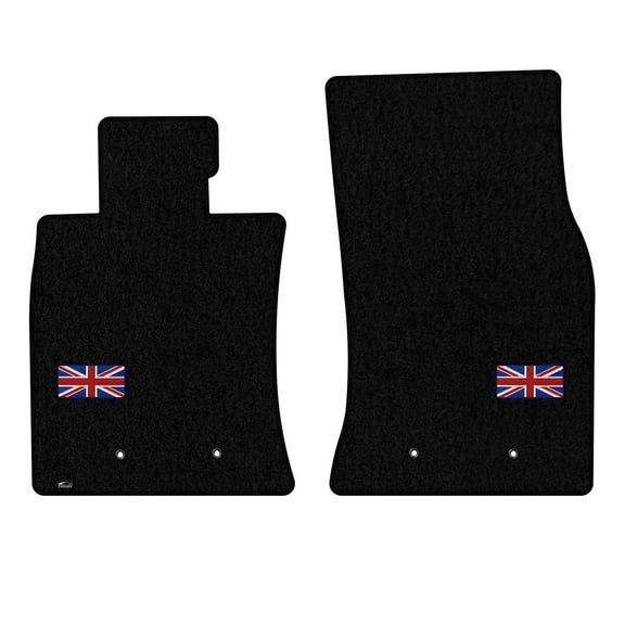 Lloyd Mats Custom Fit Floor Mats for MINI-Convertible 2011-2016 LogoMat 2PC Set Black