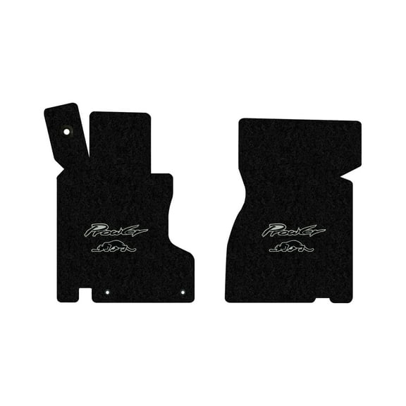 Lloyd Mats LogoMat Custom-Fit 2PC Carpet Floor Mats for 1968-1970 Plymouth Satellite, Black