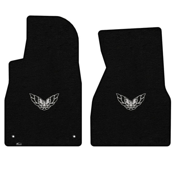 Lloyd Mats Custom Fit Floor Mats for Pontiac Firebird/Trans Am 1993-2002 LogoMat 2Pc Set Black