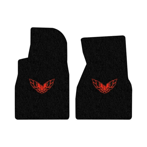 Lloyd Mats Custom Fit Floor Mats for Pontiac Firebird/Trans Am 1993-2002 LogoMat 2Pc Set Black