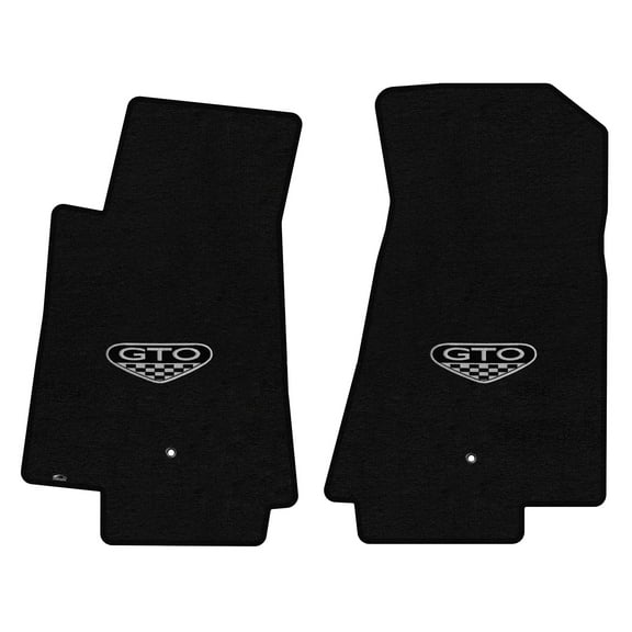 Lloyd Mats Custom Fit Floor Mats for Pontiac GTO 2005-2006 LogoMat 2Pc Set Black