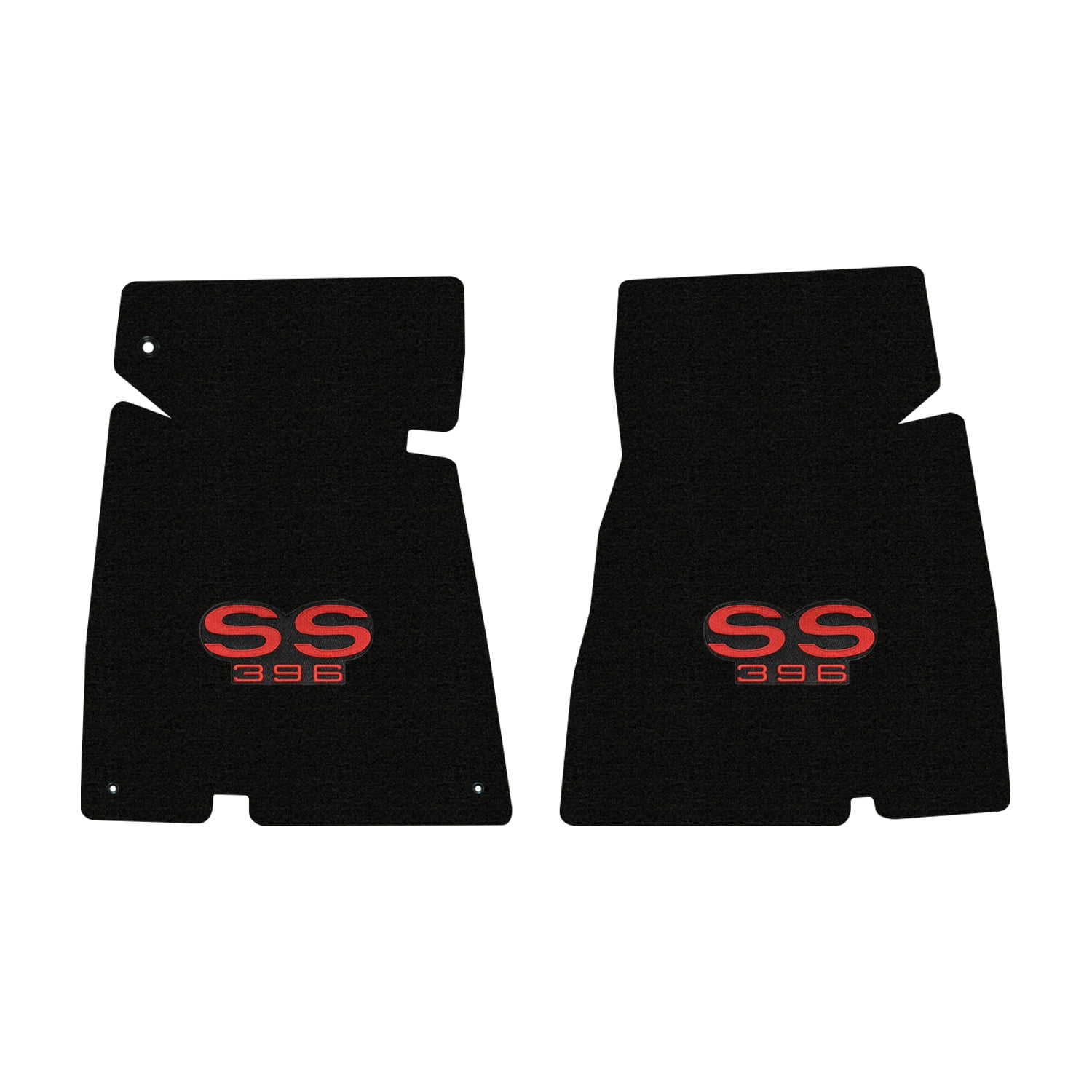 Lloyd Mats Heavy Duty Carpeted フロアマット for Bolt EUV 2022-On Charcoal - Bowtie + シボレー Word (2PC - Fronts, Charcoal) : Lloyd Mats Custom-Fit Carpeted Floor Mats Premium