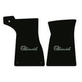 thumbnail image 1 of Lloyd Mats LogoMat Custom-Fit 2PC Carpet Floor Mats for 1973-1977 Oldsmobile Cutlass/Supreme 4DR, Black, 1 of 4
