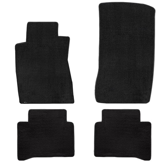 Lloyd Mats VELOURTEX Floor Mats for MERCEDES E CLASS 2003-2009 4Pc Mats BLACK VELOURTEX (W211) E320