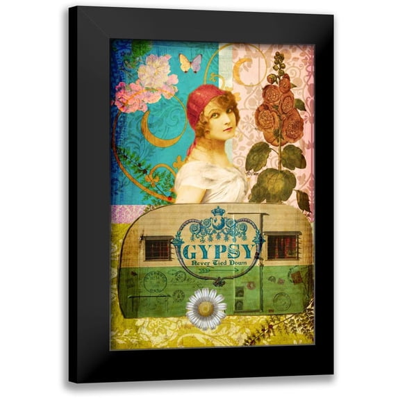 Lloyd, Sandy 11x14 Black Modern Framed Museum Art Print Titled - Never Tied Down
