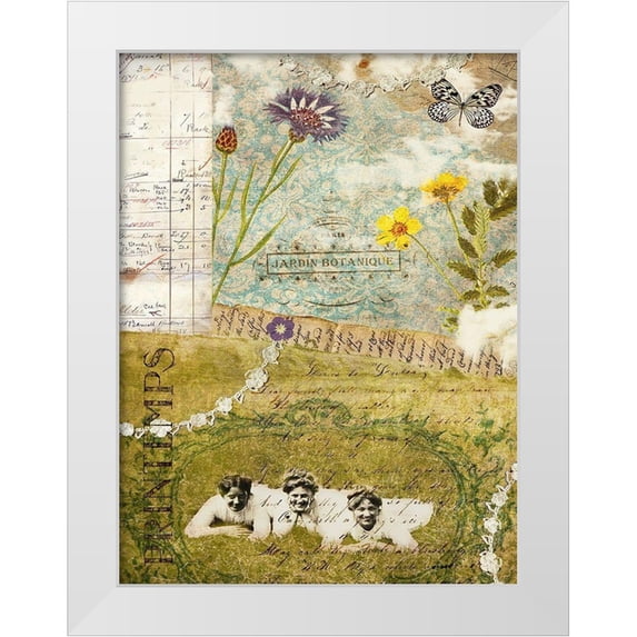 Lloyd, Sandy 19x24 White Modern Wood Framed Museum Art Print Titled - Femme Paris V