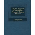 thumbnail image 1 of Lloyd's Register of Shipping Paperback, 1 of 1