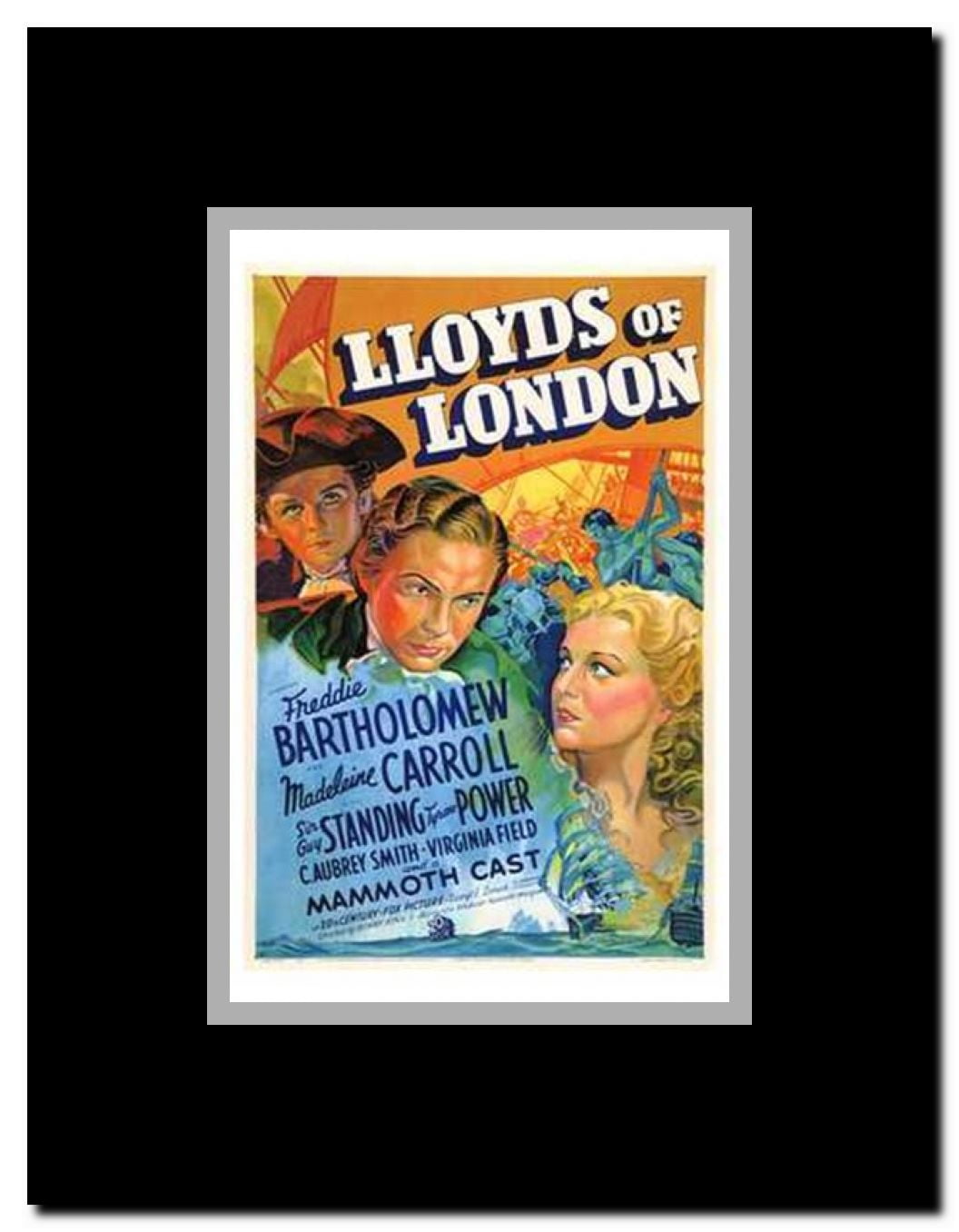 Lloyds of London Framed Movie Poster