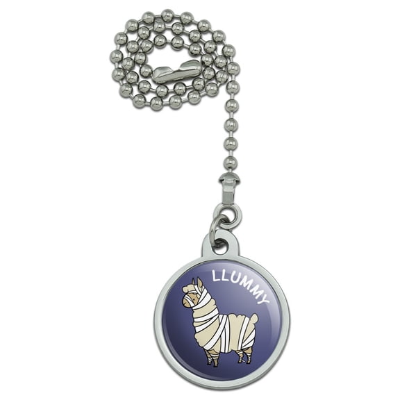 Llummy Llama Mummy Funny Ceiling Fan and Light Pull Chain
