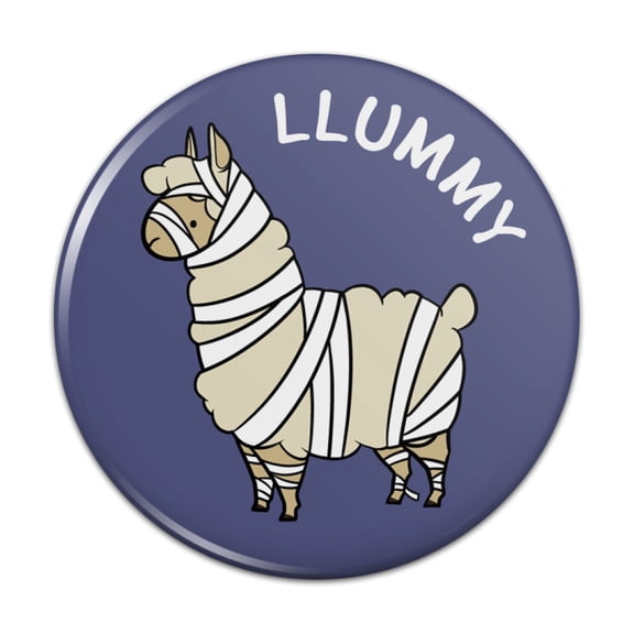Llummy Llama Mummy Funny Kitchen Refrigerator Locker Button Magnet
