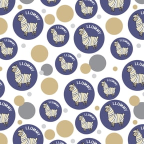 Llummy Llama Mummy Funny Premium Gift Wrap Wrapping Paper Roll