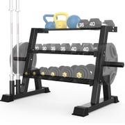 Dumbbell Rack Heavy Duty 3-Tier 1000 lb Capacity Home Gym Storage Stand