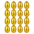 thumbnail image 1 of LmnLft 16pc Metallic Easter Egg Set - 2.36" Fillable Plastic Eggs with Glitter Finish for Candy/Treat Storage, Egg Hunt Games & Basket Stuffers, 1 of 8
