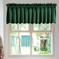thumbnail image 1 of LmnLft 18"x54" Solid Color Window Valance - Rod Pocket Curtain Panel with Thermal Insulation, Cottage Style Kitchen/Living Room Decor, 1 of 6