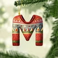 thumbnail image 1 of LmnLft 26 Letters Christmas Tree Hanging Ornaments, Acrylic Alphabet Initial Pendants, Customizable Xmas Decoration for Kids and Family, 1 of 7