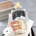 thumbnail image 1 of LmnLft 750ML Flat Water Bottle Travel Flask Portable BPA Free Square Water Bottle,Exquisite Water Cup Low Temperature Storage Fast Heat Dissipation,for Travel,Gym,and Camping | School Opening Season, 1 of 7