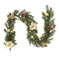 thumbnail image 1 of LmnLft Christmas Cedar Garland, Artificial Christmas Green Thick Pine Needles Garland with Gold Flowers and Balls, Faux Cedar Pine Needles Garland for Home Fireplace Indoor Outdoor Decor, 1 of 10