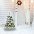 thumbnail image 1 of LmnLft Pre-Lit Artificial Christmas Tree, with Led Lights & Red Berries, Battery Operated Pre-Lit Holiday Planter Faux Christmas Greenery Artificial Evergreens for Porch Outdoor Xmas Decor, 1 of 8
