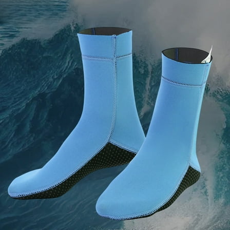 LmnLft Heavy Duty Dive Socks, for Snorkeling Swimming Beach Activities, Comfortable Waterproof Footwear, Men Women Unisex Aqua Shoes, Reef Water Socks
