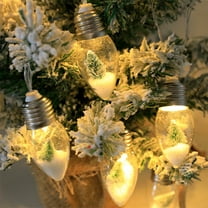 LmnLft LED 1.5m 10-Light Christmas Tree String Lights, Warm White Indoor & Outdoor Decoration Lights