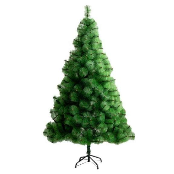 LmnLft Large DIY Christmas Tree,Artificial Holiday Christmas Pine Tree,Long Needle Pine Christmas Party Decorations New Year Decoration,Metal Hinges & Foldable Base,Seasonal Decoration Tree for Party