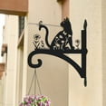thumbnail image 1 of LmnLft Outdoor Wrought Iron Plant Hanger - Vintage Style Balcony Hook for Hanging Flower Baskets/Birdcages, 1 of 5